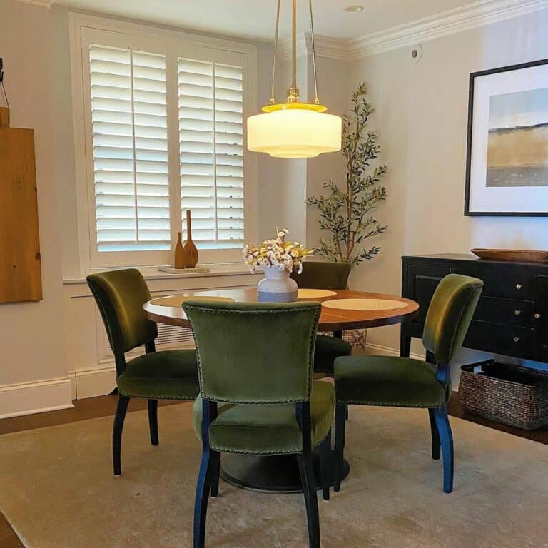 Warm Lighting Illuminates Earth-toned Space