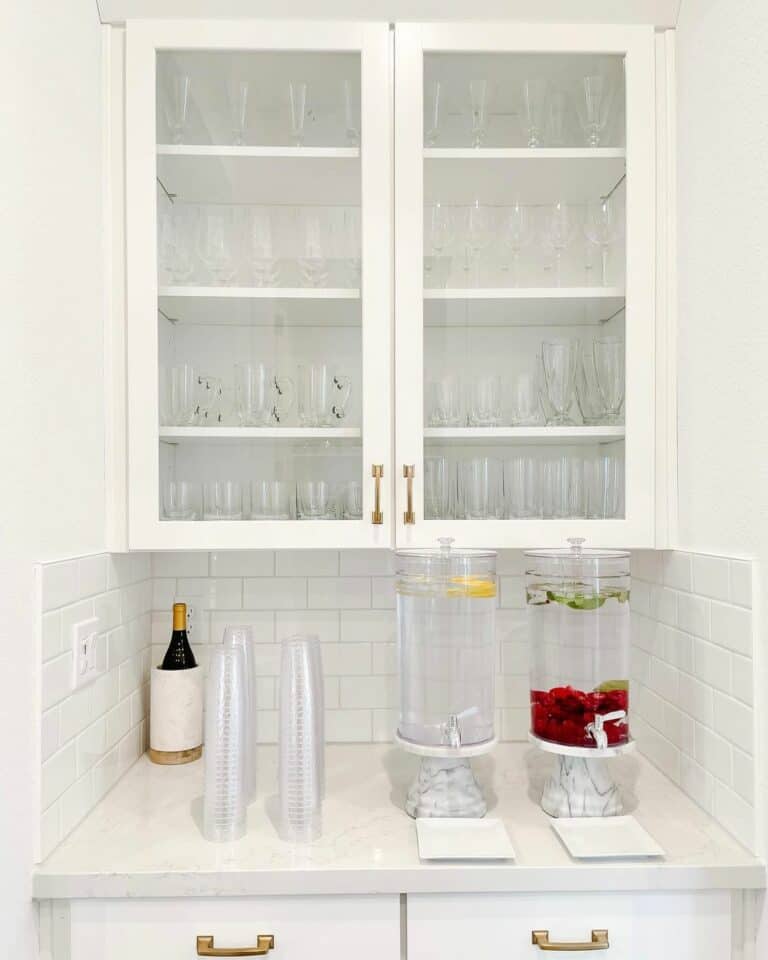 White Butler's Pantry Ideas