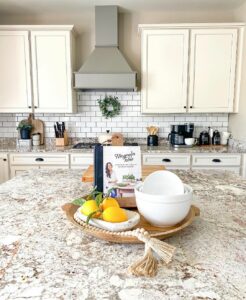 Cream Kitchen Cabinets With Gray Kitchen Vent