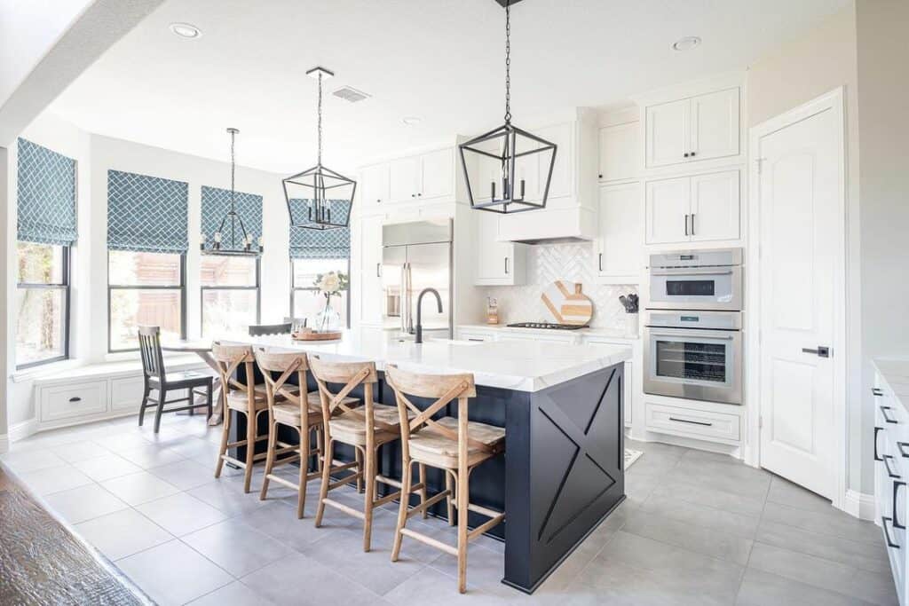 Bay Window for Modern Farmhouse Kitchen