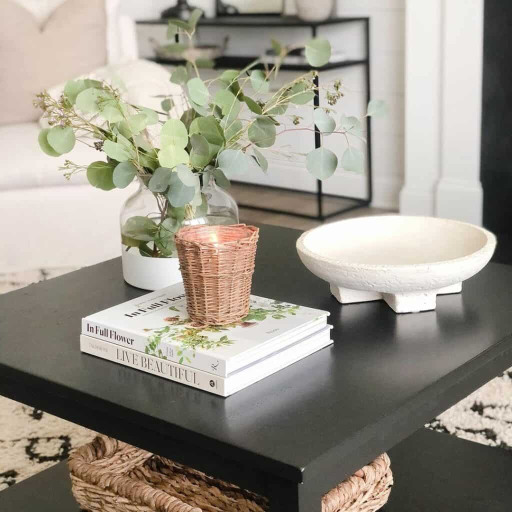 Aspen Leaf Coffee Table Styling