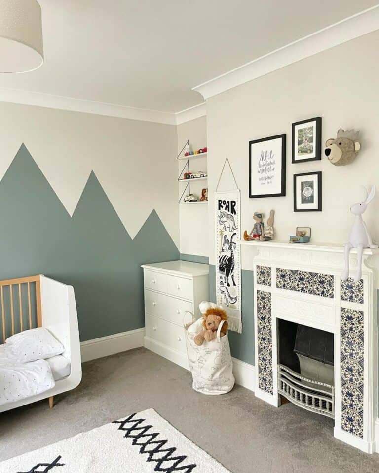 Baby Room Ideas With a Fireplace