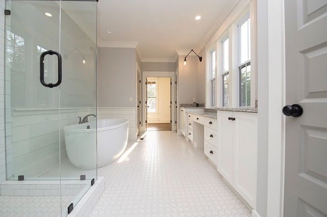 Bright White Penny Tile