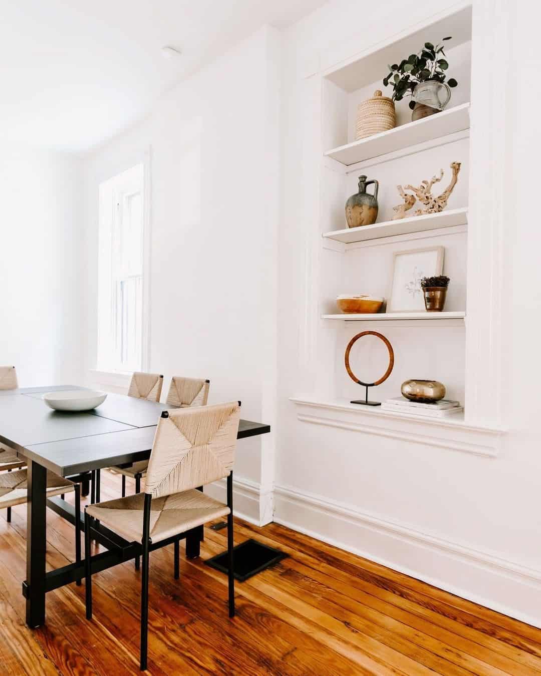 Builtin Shelf in Dining Room Soul & Lane