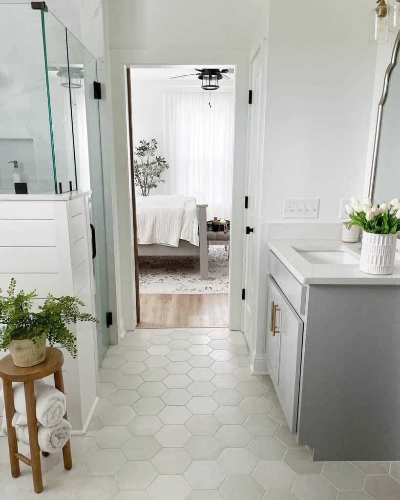 Ceramic Tile in Subtly Different Neutral Tones