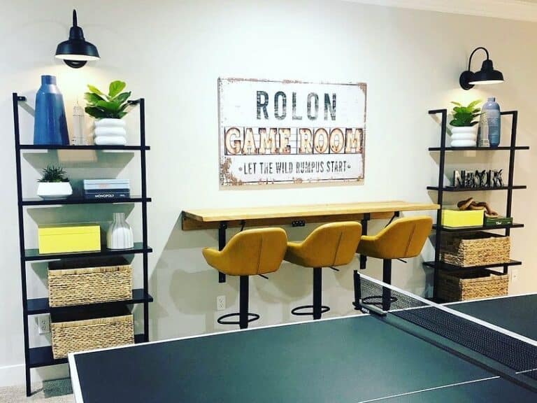 Colorful Game Room