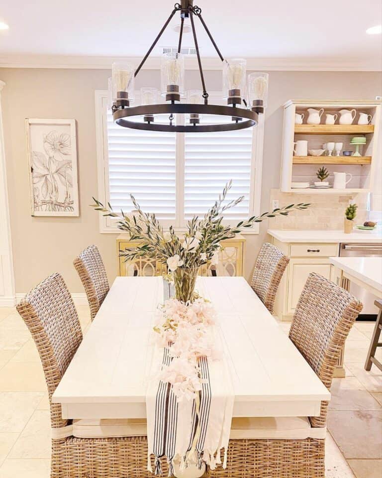 Contemporary Spring Dining Table Centerpiece