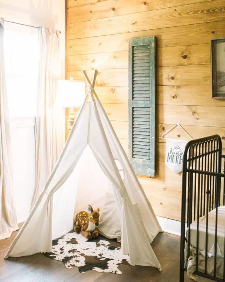 Cottage-inspired Baby Room