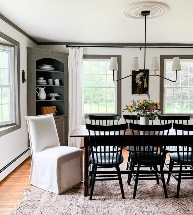 Country Living Transitional Style Dining