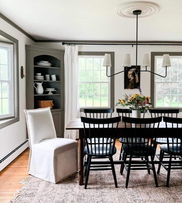 Country Living Transitional Style Dining