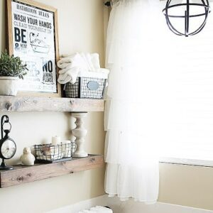 Farmhouse Bathroom Shelving Décor - Soul & Lane