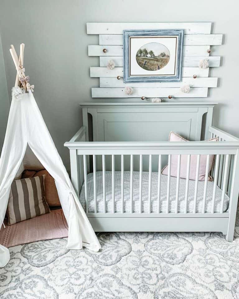 Farmhouse-inspired Girl's Nursery