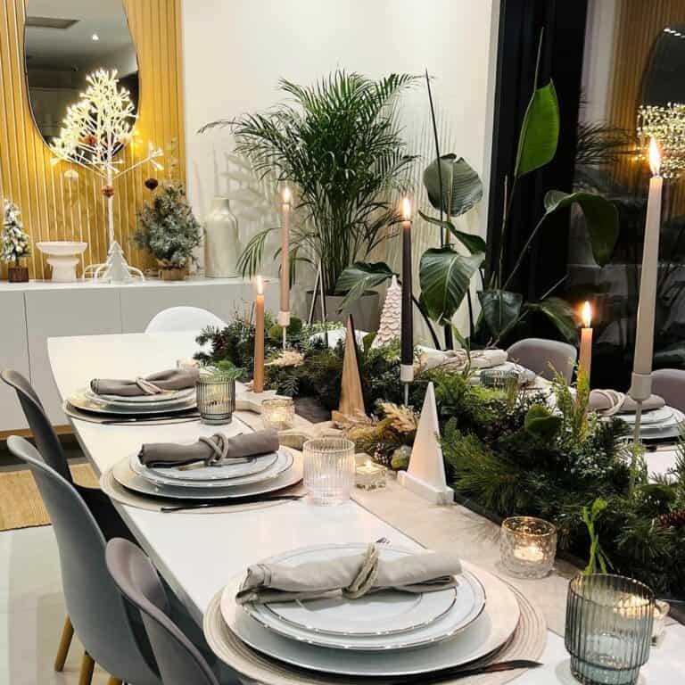 Fresh Christmas Décor With Abstract Trees