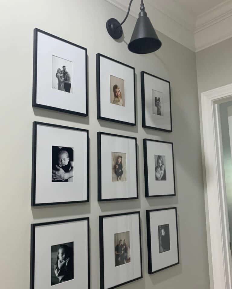 Gallery Wall With Baby Photos
