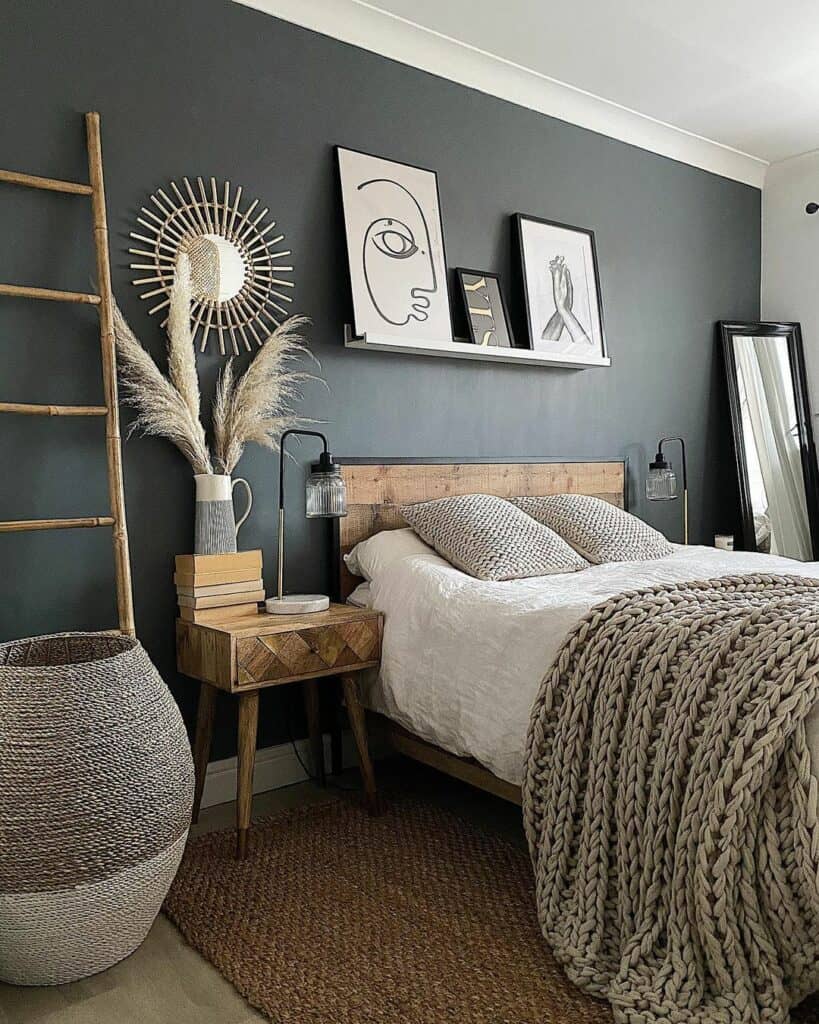 Gray Bedroom Ideas in Scandinavian Style