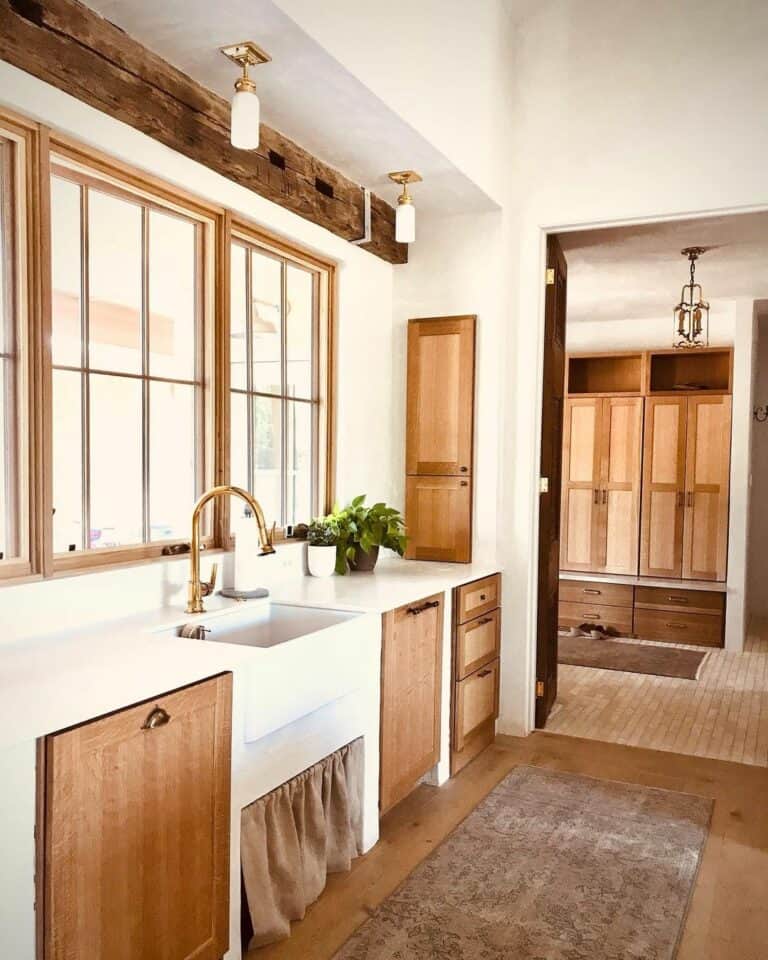 Kitchen Sink Ideas With a Curtain