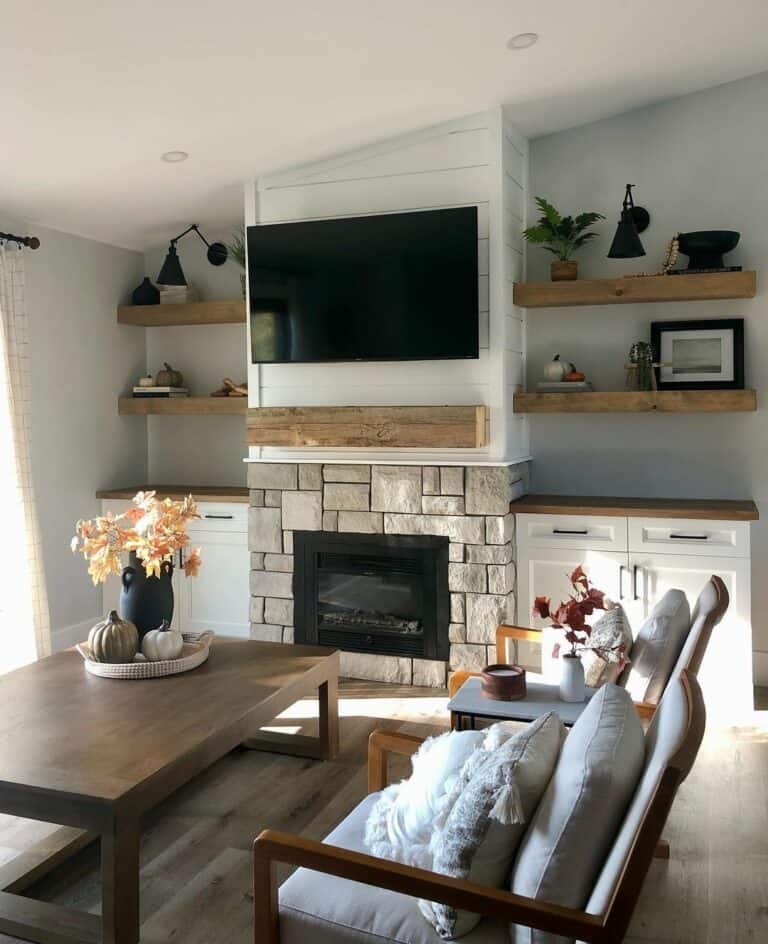 Lake House Seating Area