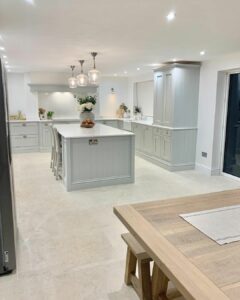 Modern Kitchen With White Countertops