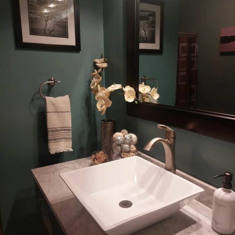 Moody Powder Room Décor Ideas - Soul & Lane