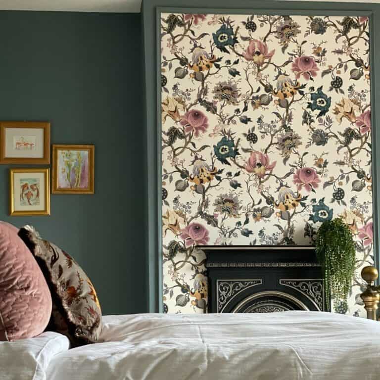 Moody Victorian Chimney Wallpaper