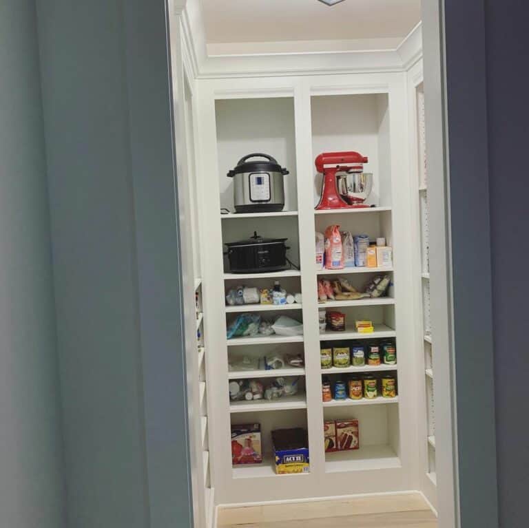 Pantry Ideas for Small Spaces With Built-in Shelves