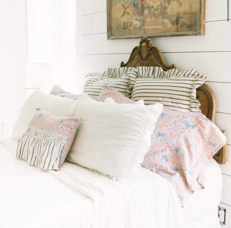 Shiplap Bedroom Achieves a Rustic Aesthetic