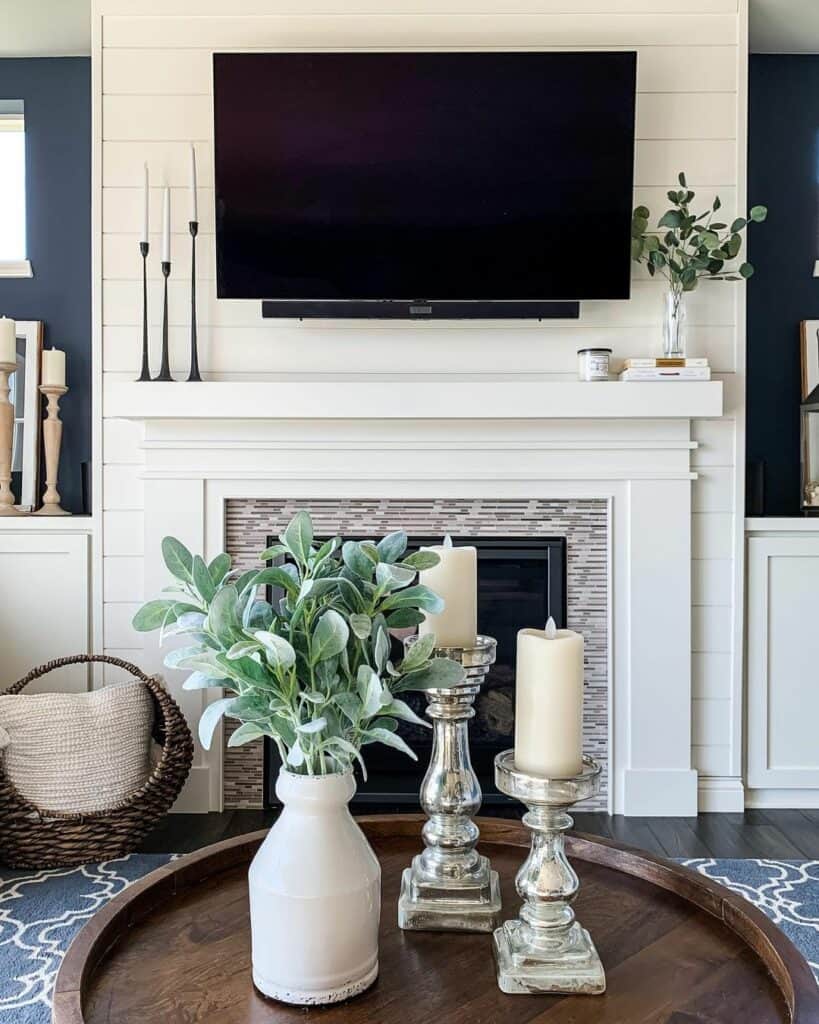 Shiplap Fireplace Ideas for Cozy Lounge