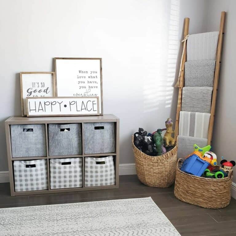 Small Boy's Playroom Storage