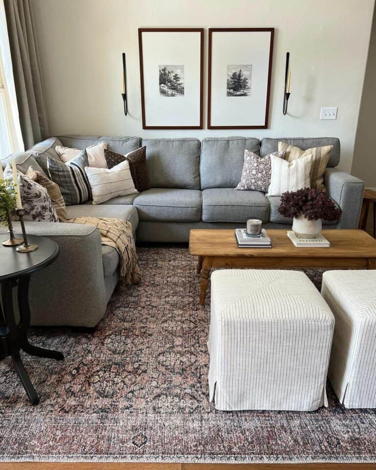 Rug Placement Living Room Sectional Matttroy