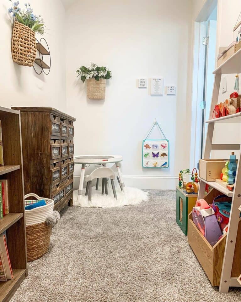 Small Playroom Ideas in Storage Den