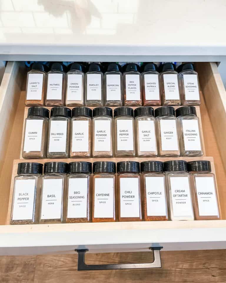 Storing Spices Ideas for Drawers
