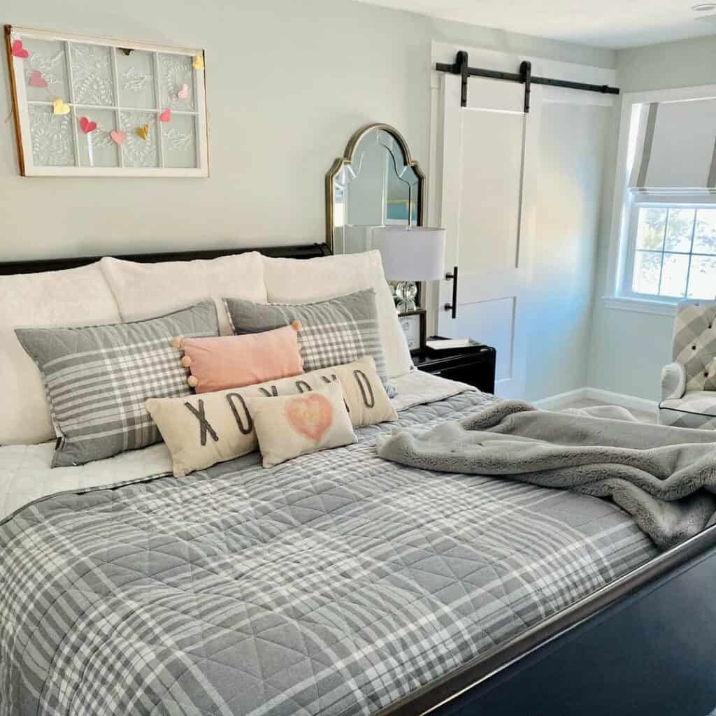 Valentine's Inspired Gray Bedroom Ideas