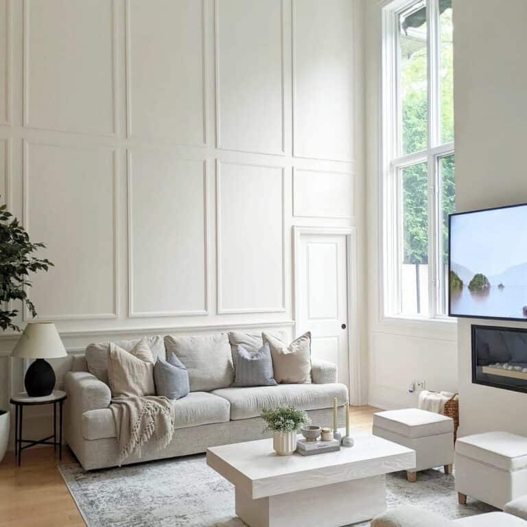 Vaulted Ceilings and Elegant Wainscoting