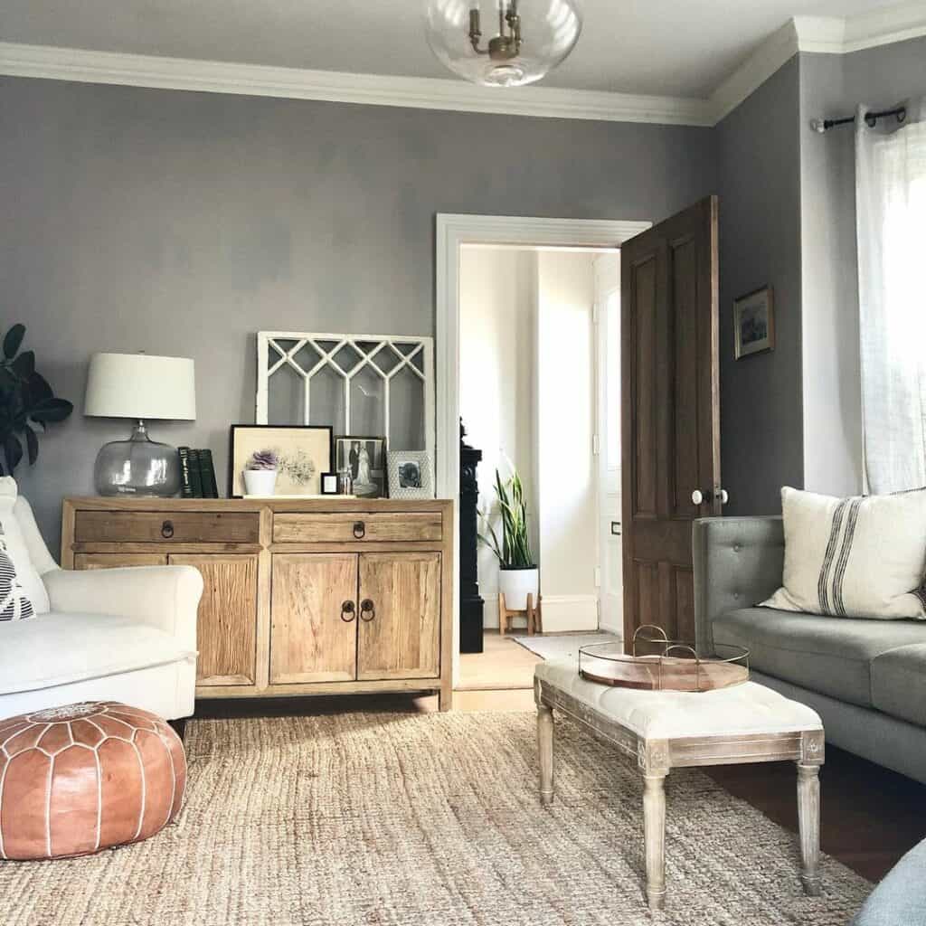 Vintage Gray Sitting Room Soul & Lane