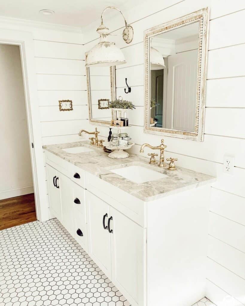 White Horizontal Shiplap Bathroom Walls Soul & Lane