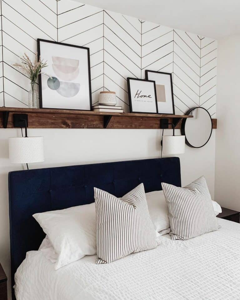 White and Wood Ideas for Boho Bedroom