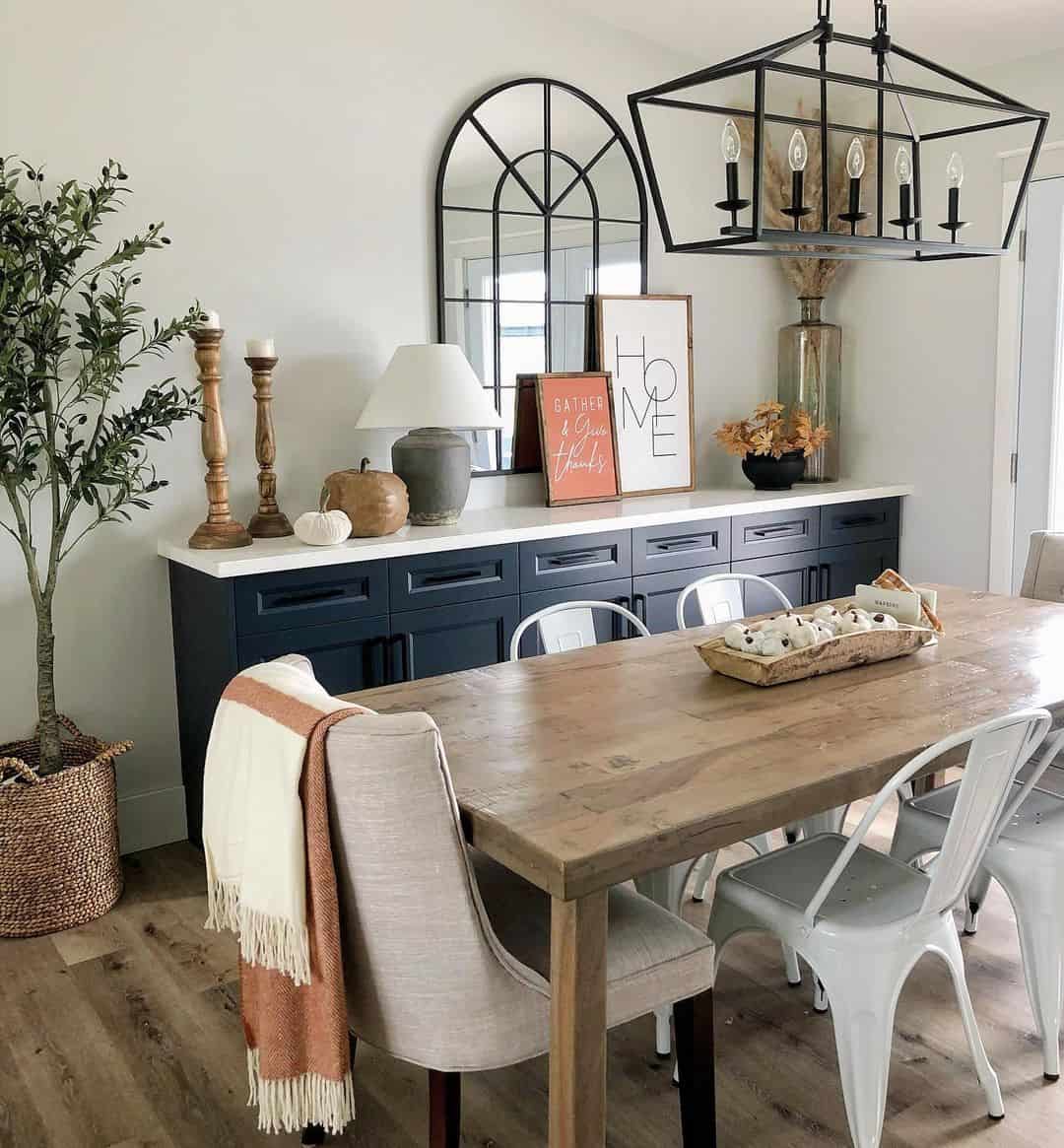 28 Modern Farmhouse Dining Table Ideas to Update Your Home
