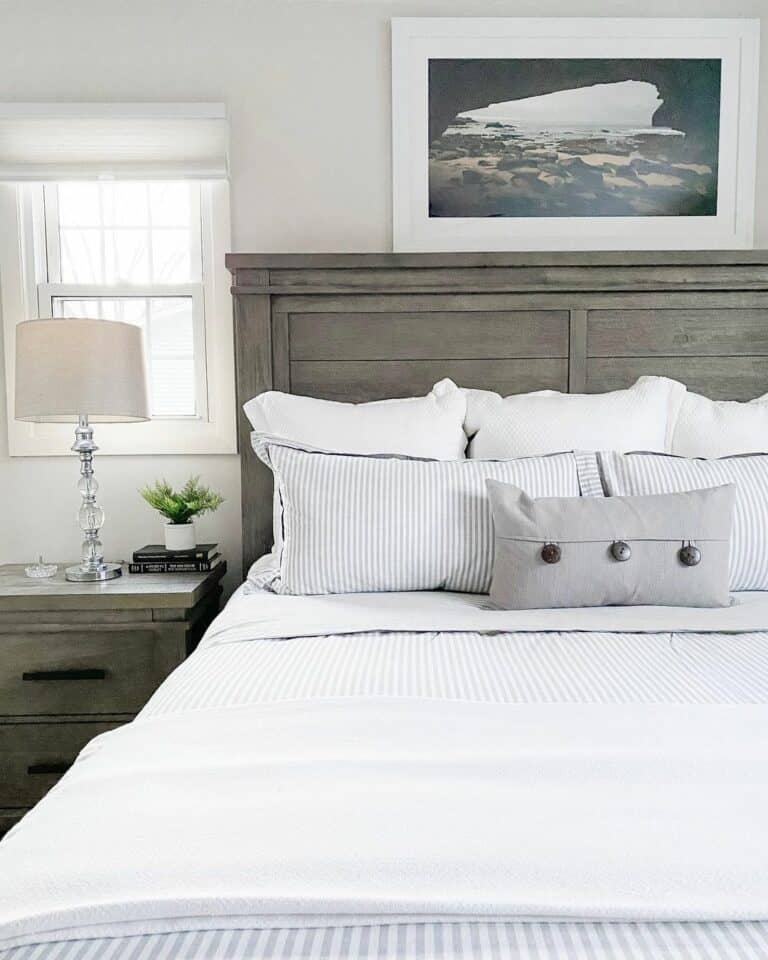 Bedroom With Soft White Walls