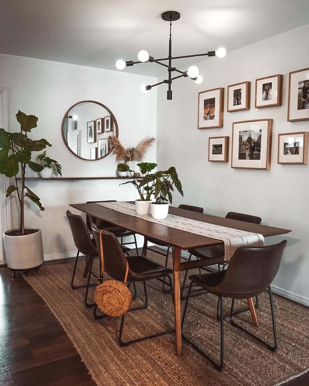 Boho Dining Room With Photo Wall - Soul & Lane