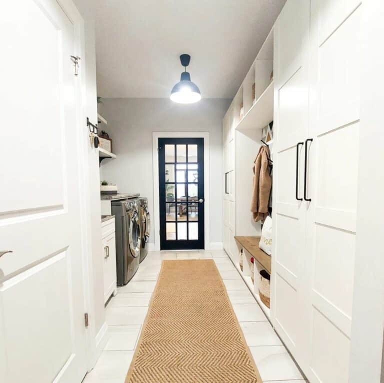 Built-in Bench for a Mudroom