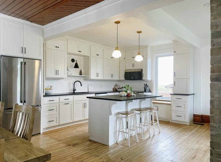 Ceiling Beams Join Decorative Lighting