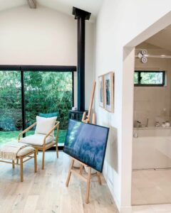 Ensuite Bath With Glass Shower Enclosure