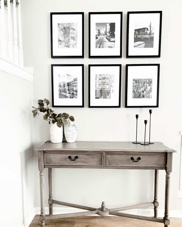 Entryway With Black Frame Photo Gallery