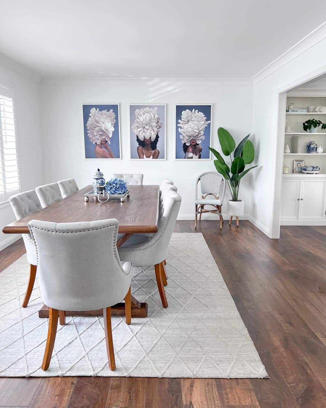 Farmhouse Dining Room With Wooden Table - Soul & Lane