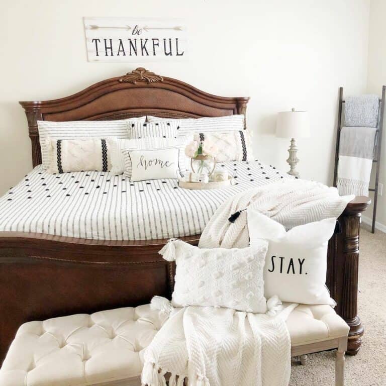 Fun Bedding for a Mature Frame