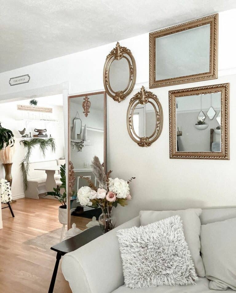 Gallery Wall of Mirrors for Elegant Décor