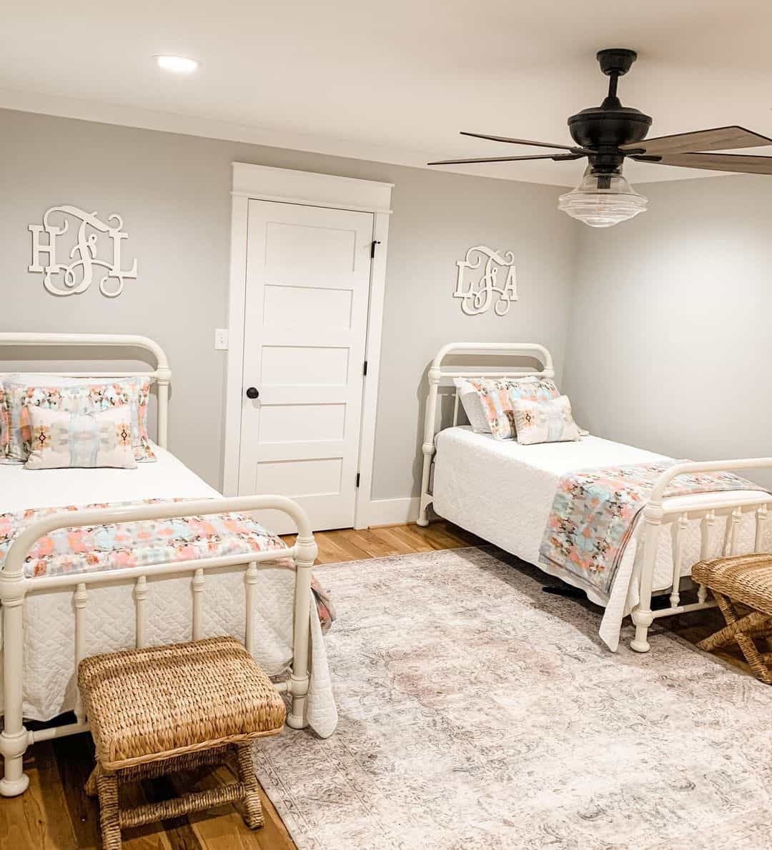 Girls Room Idea With Two Beds - Soul & Lane