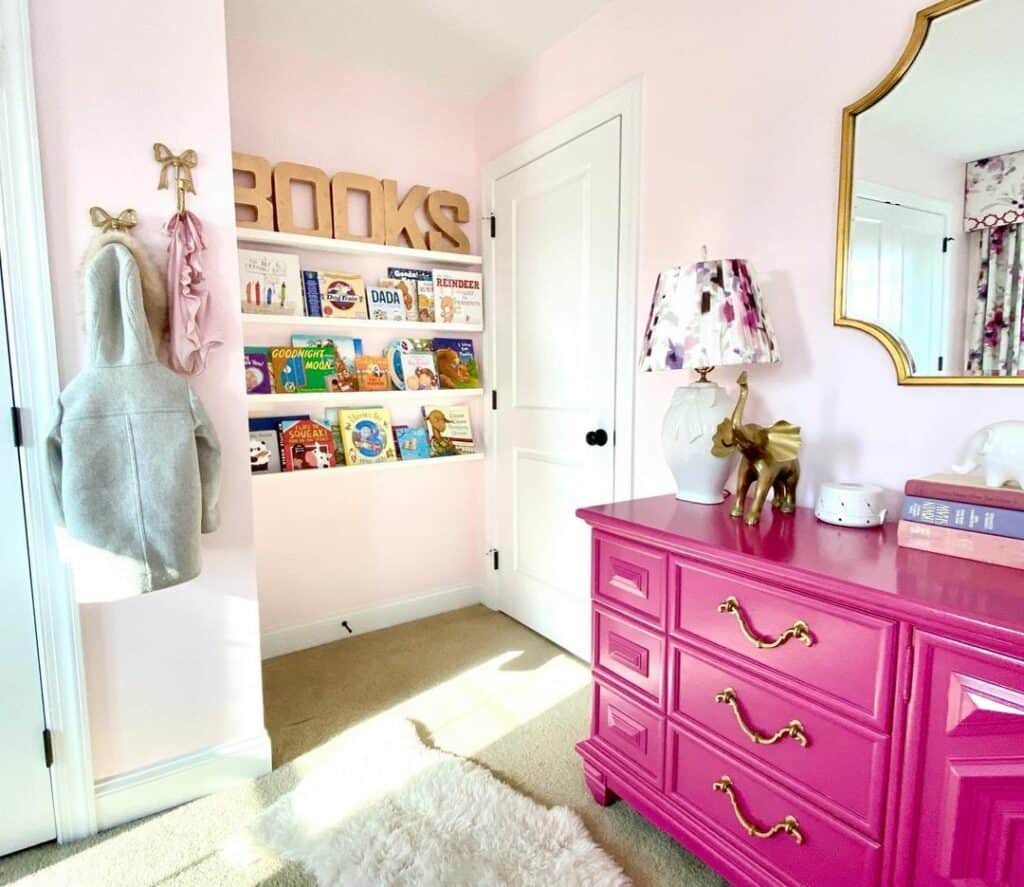 Girls Room Ideas With Open Storage