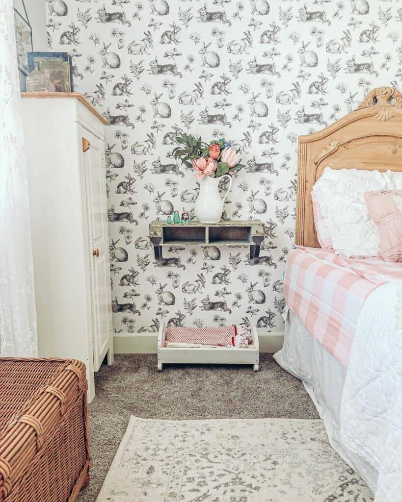 Heavily Designed Wallpaper for an Accent Wall