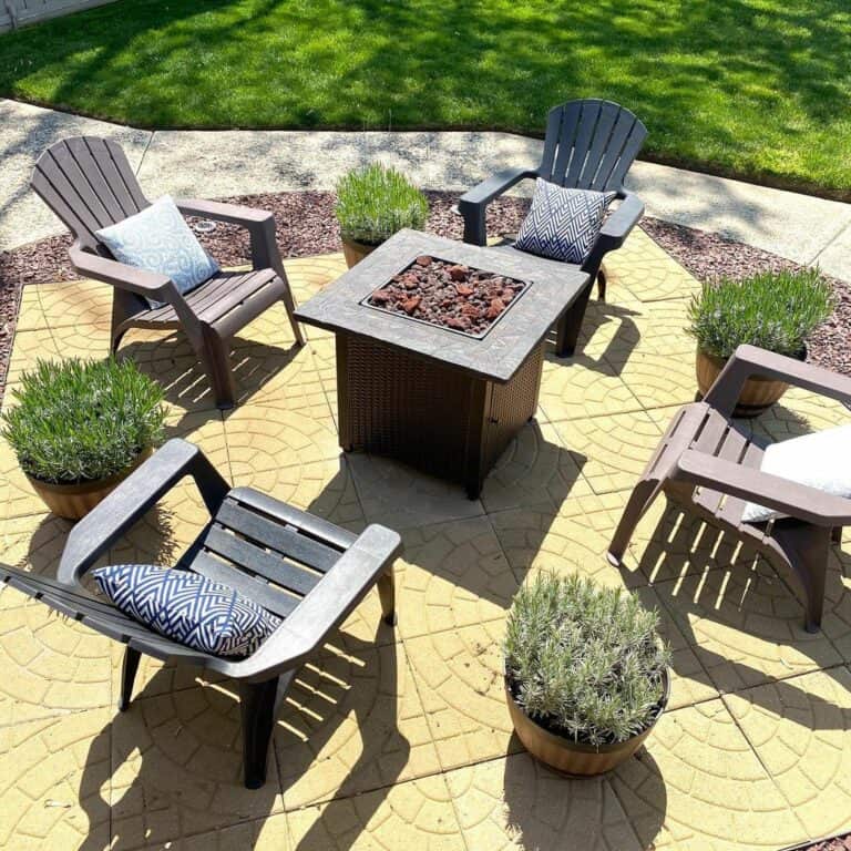 Landscaped Firepit